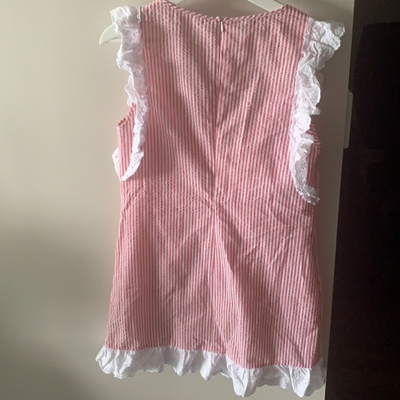 red and white stripe summer dresses - Picture 4 of 4